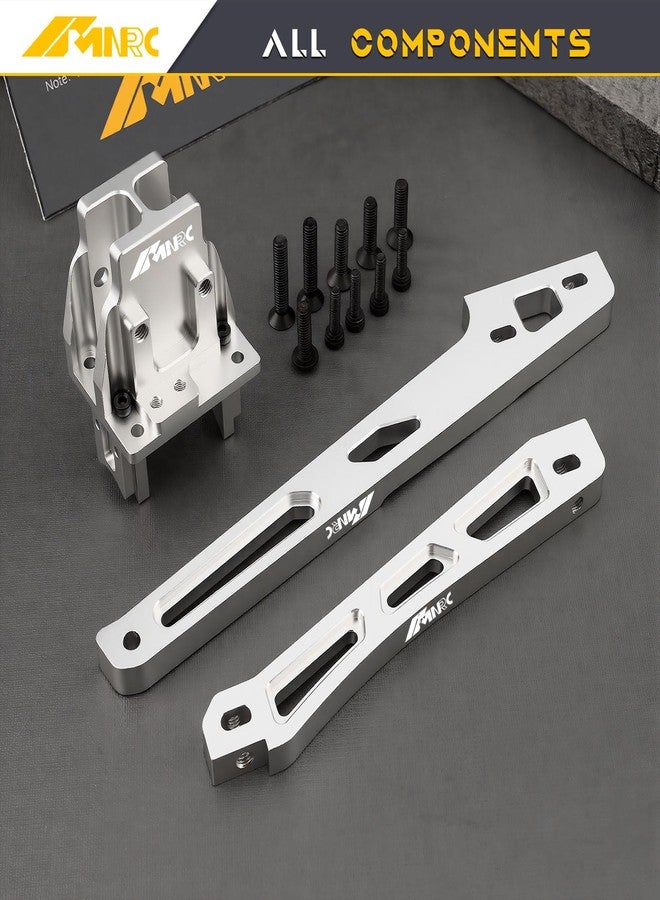 NMNRC Alloy Center Differential Diff Mount & Front Rear Chassis Brace for Arrma 1/8 Kraton 6S 4X4 RTR V6 Series Upgrade Part Sliver - Image 3